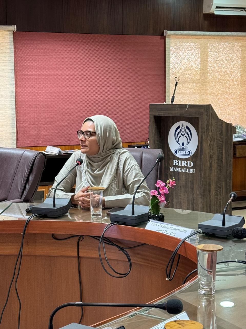 Dr. Mariam Anjum — Panel Discussion — BIRD, Mangaluru